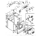 Kenmore 1106808601 machine sub assembly diagram