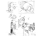 Kenmore 1106808601 bulkhead assembly diagram