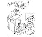 Kenmore 1106808611 machine sub-assembly diagram