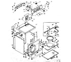 Kenmore 1106808612 machine sub-assembly diagram