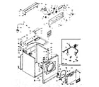 Kenmore 1106808701 machine sub-assembly diagram