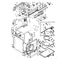 Kenmore 1106808812 machine sub-assembly diagram