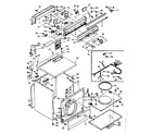 Kenmore 1106808820 machine sub-assembly diagram