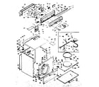 Kenmore 1106808830 machine sub-assembly diagram