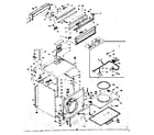 Kenmore 1106808850 machine sub-assembly diagram