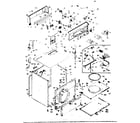Kenmore 1106808900 machine sub-assembly diagram