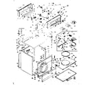 Kenmore 1106808901 machine sub-assembly diagram
