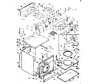 Kenmore 1106808910 machine sub-assembly diagram