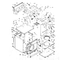 Kenmore 1106808911 machine sub-assembly diagram