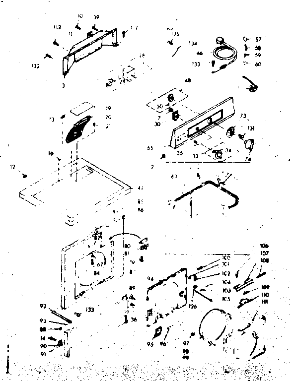 Top and front assembly