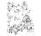 Kenmore 1106809500 base and tank assembly diagram