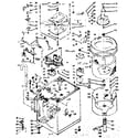Kenmore 1106814210 machine sub-assembly diagram