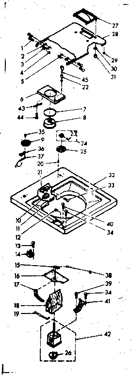 Top and control assembly