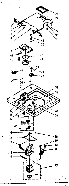Top and control assembly