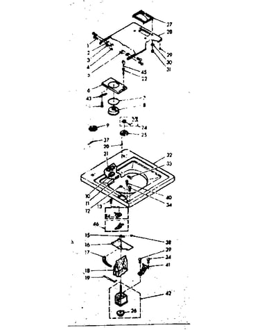 Top and control assembly