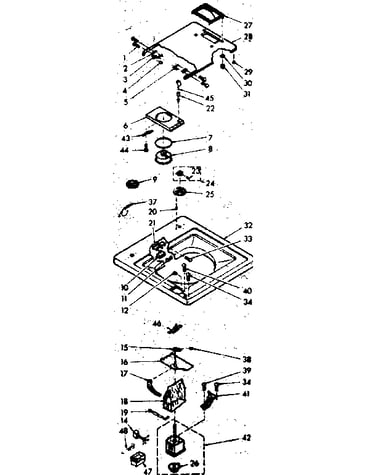 Top and control assembly