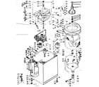 Kenmore 1106814660 machine sub-assembly diagram