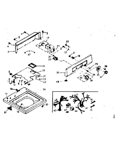 Top and console assembly
