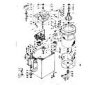 Kenmore 1106814671 machine sub-assembly diagram