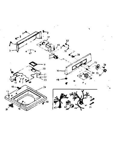 Top and console assembly