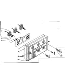 Front panel and filter parts