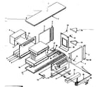 Kenmore 735767511 filter rack kit diagram