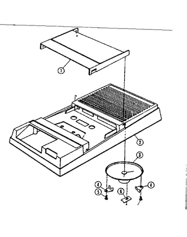 Cabinet (top view)
