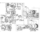 Briggs & Stratton 80100 TO 80197 (0010 - 0015) replacement parts diagram
