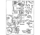 Briggs & Stratton 81300 TO 81499 (953500 - 953505) replacement parts diagram