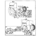 Briggs & Stratton 81300 TO 81497 (0110 - 0334) wind-up starter assembly diagram