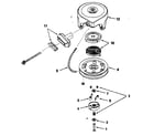 Tecumseh HM80-155303L rewind starter diagram
