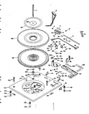 Parts above baseplate