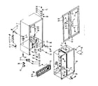 Kenmore 1066680224 cabinet parts diagram