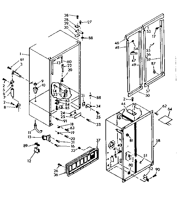 Cabinet parts
