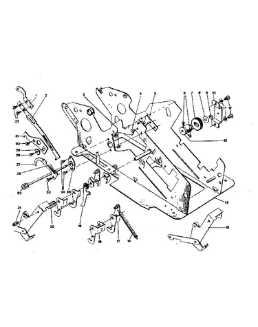 Drive shaft & cam followers