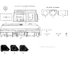 Sears 8047201550 lens housing and components diagram