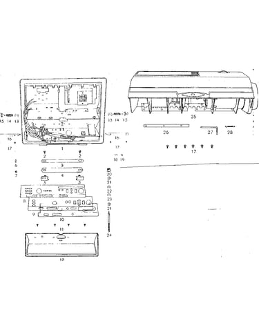 Main housing and trim