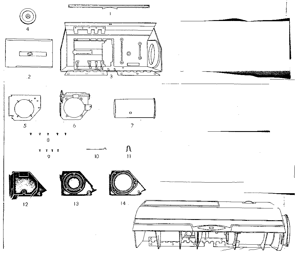 Lens housing and components