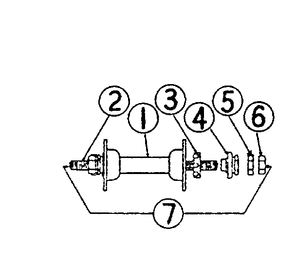 Front hub parts