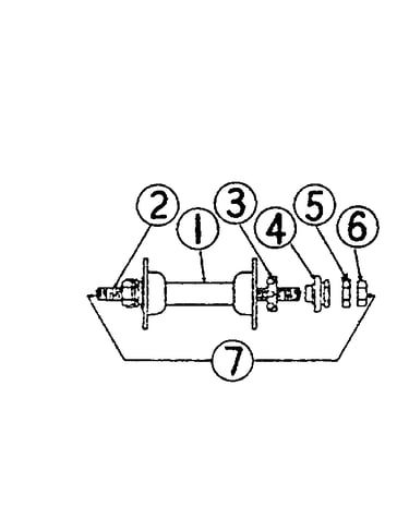 Front hub parts
