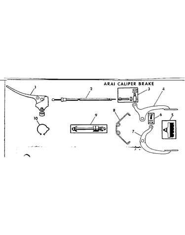 Arai caliper brake