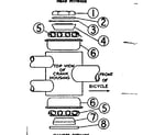 Sears 50547454 hanger fittings diagram