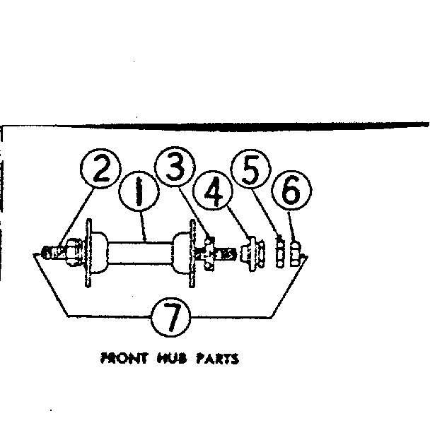Front hub parts