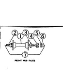Front hub parts