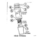 Sears 50547890 head fittings diagram