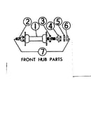 Front hub parts