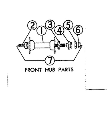 Front hub parts