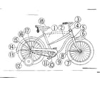 Sears 50565390 frame assembly diagram