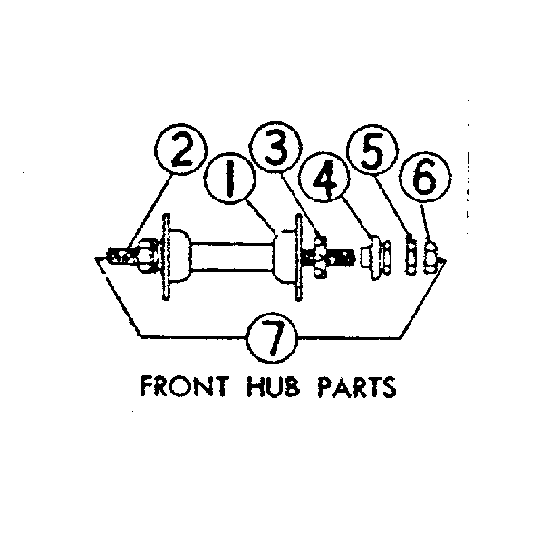 Front hub parts