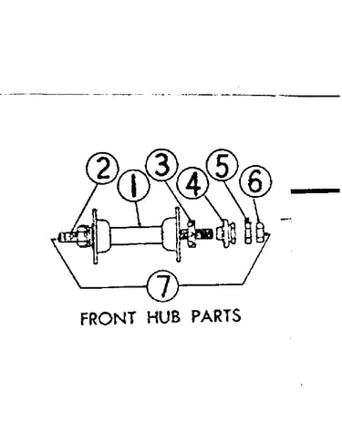 Front hub parts